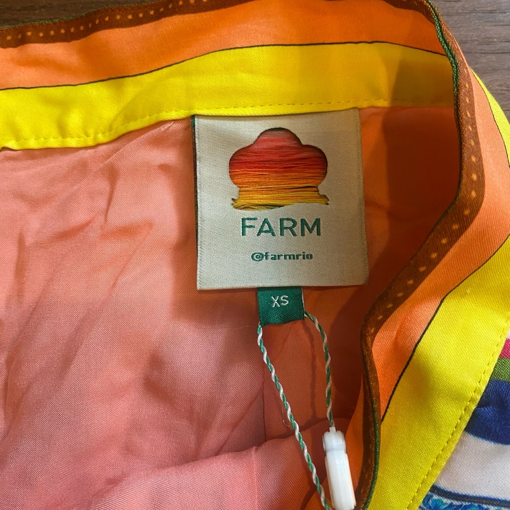 Farm Rio Double Scarfs Pastel Mini Skirt - Picture 5 of 11
